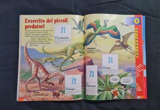 L'albo di figurine I miei Dinosauri dalla A alla Z