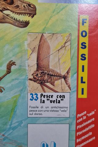 L'albo di figurine I miei Dinosauri dalla A alla Z