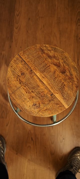 Taburete rustico