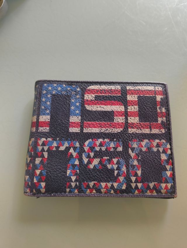 Cartera billetera EEUU - Azul y Rojo