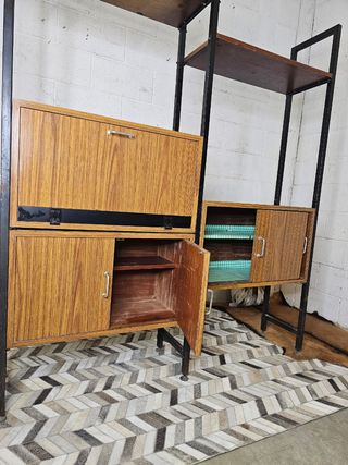 Estantería años 70 diseño formica