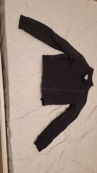 Giacca Felpata Nera - 12 Anni