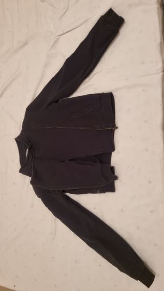 Giacca Felpata Nera - 12 Anni