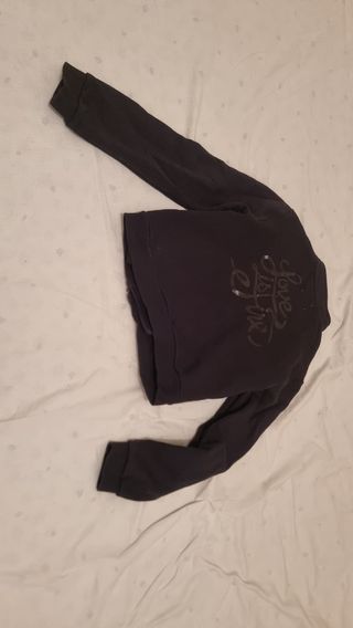 Giacca Felpata Nera - 12 Anni