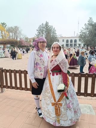 Traje de fallera talla grande