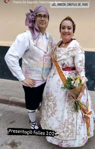 Traje de fallera talla grande