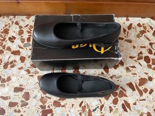 Bailarinas negras Piel - Talla 37