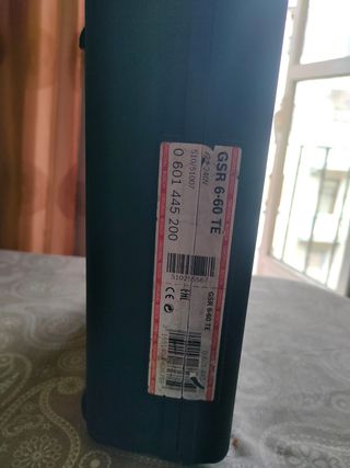 Atornillador Bosch GSR 6-60 TE