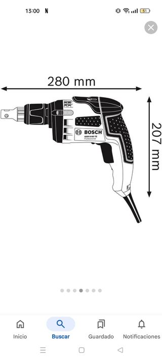 Atornillador Bosch GSR 6-60 TE