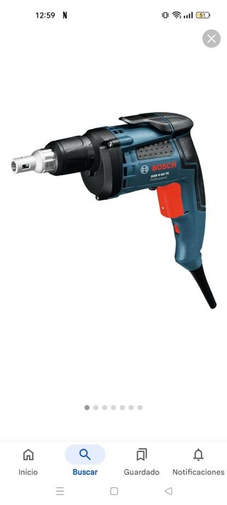 Atornillador Bosch GSR 6-60 TE