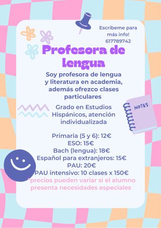 Profesora de lengua castellana