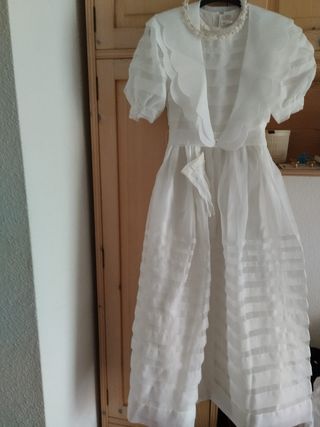 Vestido comunión blanco niña