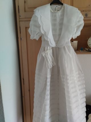 Vestido comunión blanco niña