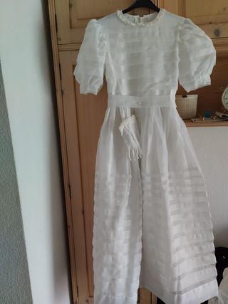 Vestido comunión blanco niña