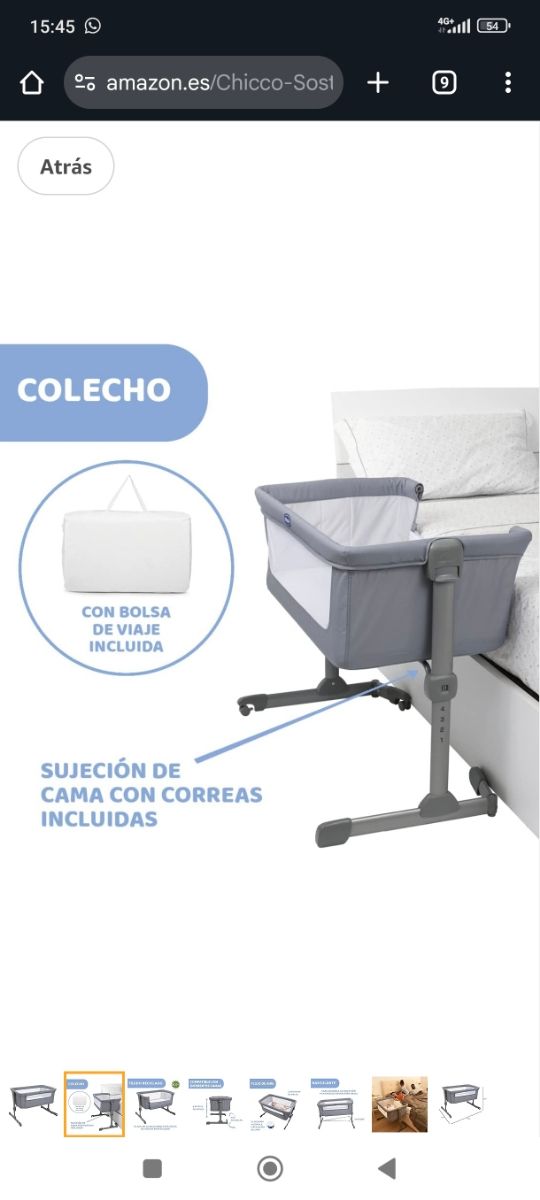 Cuna colecho Chicco Next2Me Dreams