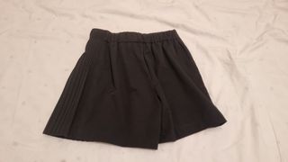 Gonna a pantaloncino plissettati neri - 12 anni