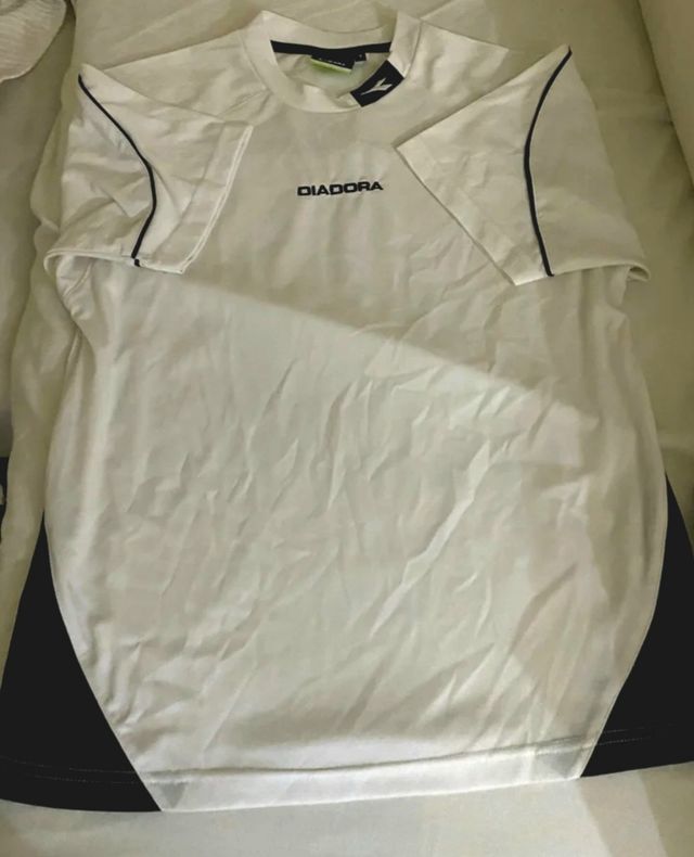 Camiseta Diadora blanca - Hombre