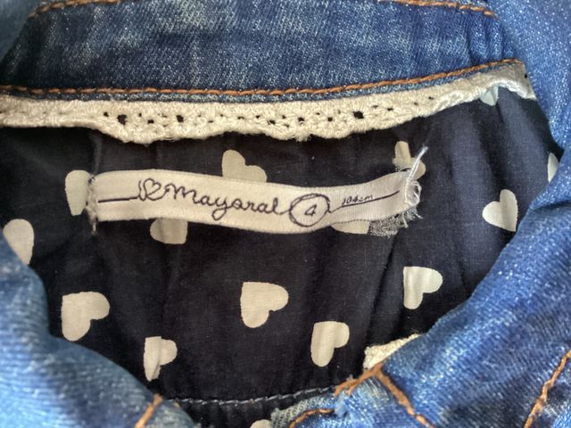 Cazadora vaquera mayoral 4 años