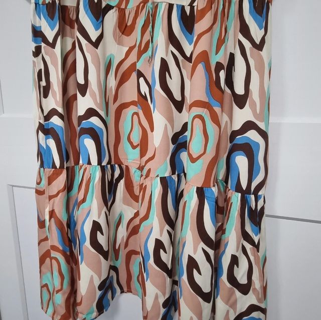 Vestido camisero multicolor