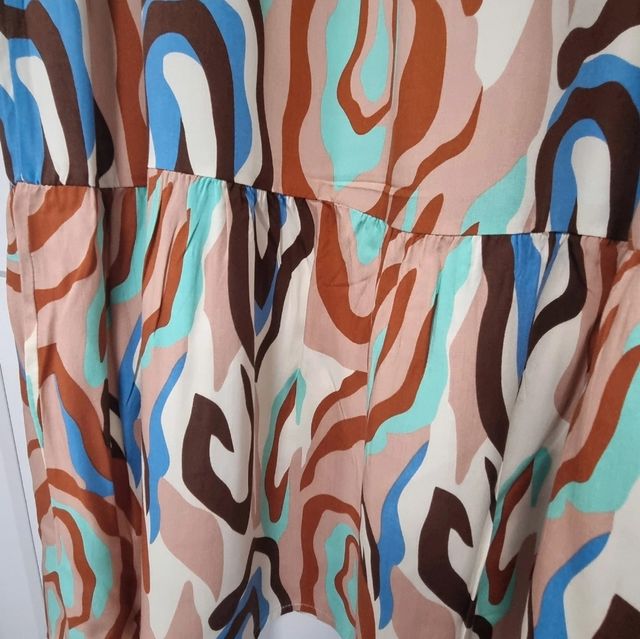 Vestido camisero multicolor