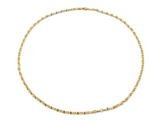 Cadena Oro 18K tipo Gucci de 60 cms