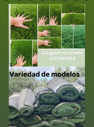 Césped reciclado