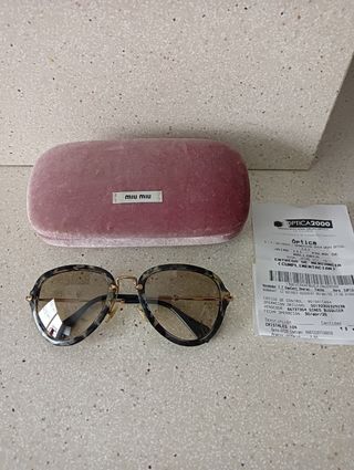 Gafas MIU MIU marrón-gris