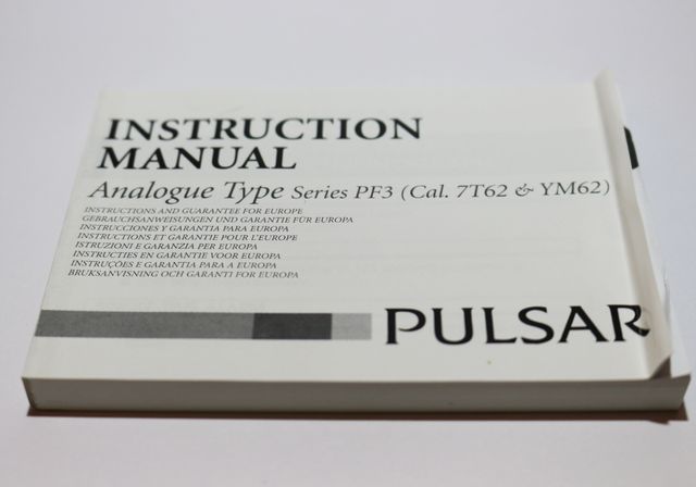 Reloj Acero Pulsar Crono Y Alarma.