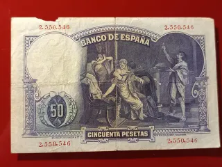 Billete 50 Pesetas 1930 – Eduardo Rosales