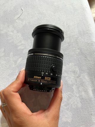 Objetivo nikon DX AFP nikkor 18 55mm