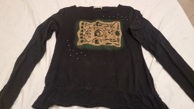 Maglia artigli nera e verde