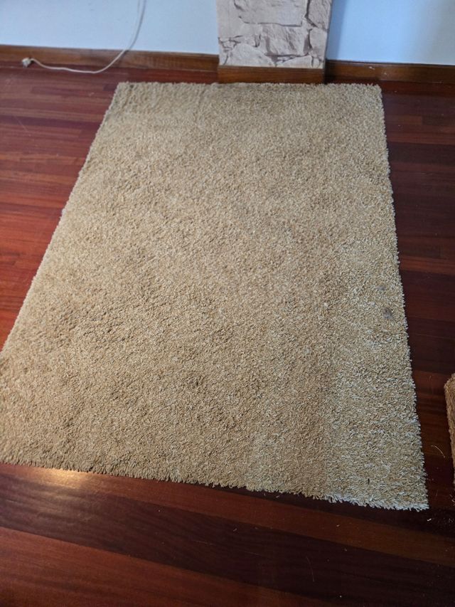 Alfombra beige 190x135cm. Creo que es de ikea