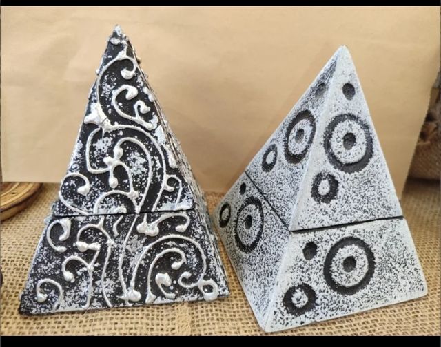 Cajas Pirámide Decorativas