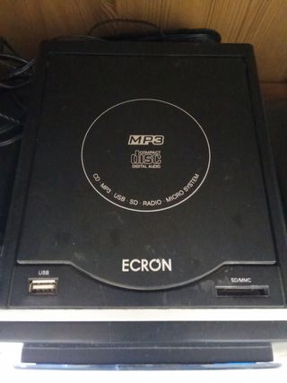 Minicadena Ecron CD, USB & Radio