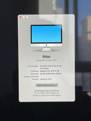 iMac 27 Retina 5K 2017 - Apple