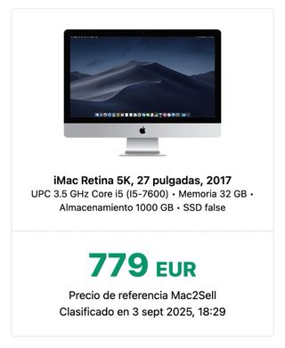 iMac 27 Retina 5K 2017 - Apple