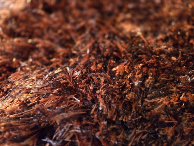 Alfombra shaggy marrón-naranja 160x230.