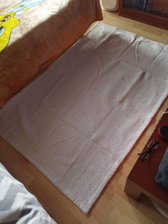 Jarapa alfombra loneta de verano en perfecto estad