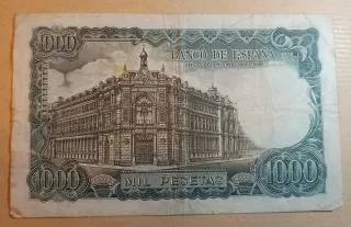 Billete de 1.000 Pesetas – septiembre de 1971