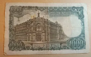 Billete de 1.000 Pesetas – septiembre de 1971