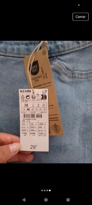 Pantalón premamá Kiabi
