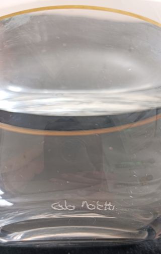 Ciotola Ovale di Carlo Moretti di Murano