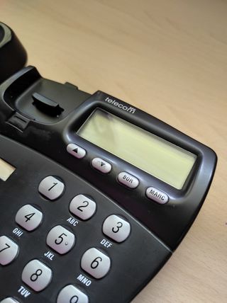 Teléfono Fijo teleco - Negro