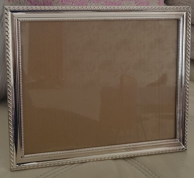 Marco fotos plateado