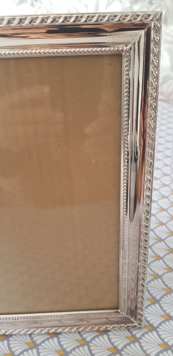 Marco fotos plateado