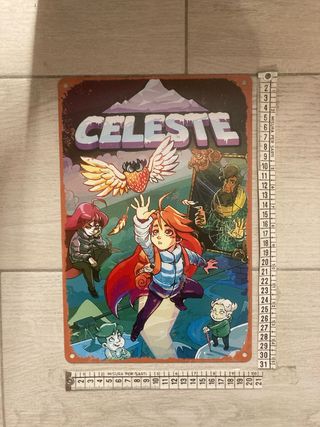 Celeste MiniBoss Studio 2018 poster alluminio V1
