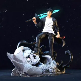 Figura Solo Leveling de Sungjin woo anime pintada