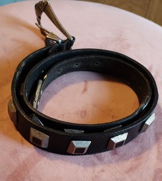 Cintura Vera pelle con borchie