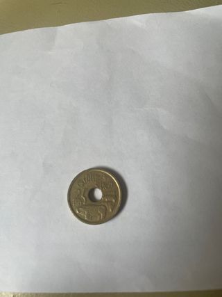 Moneda 25 pesetas Castilla León