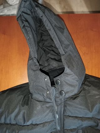 Chaqueta Pluma Sintética Hombre XL Negra